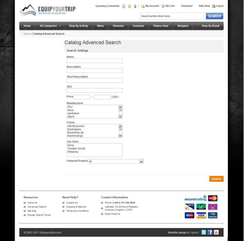 英國Equip Your Trip戶外用品電商網(wǎng)站設(shè)計(jì)賞析 功能與美學(xué)的交融